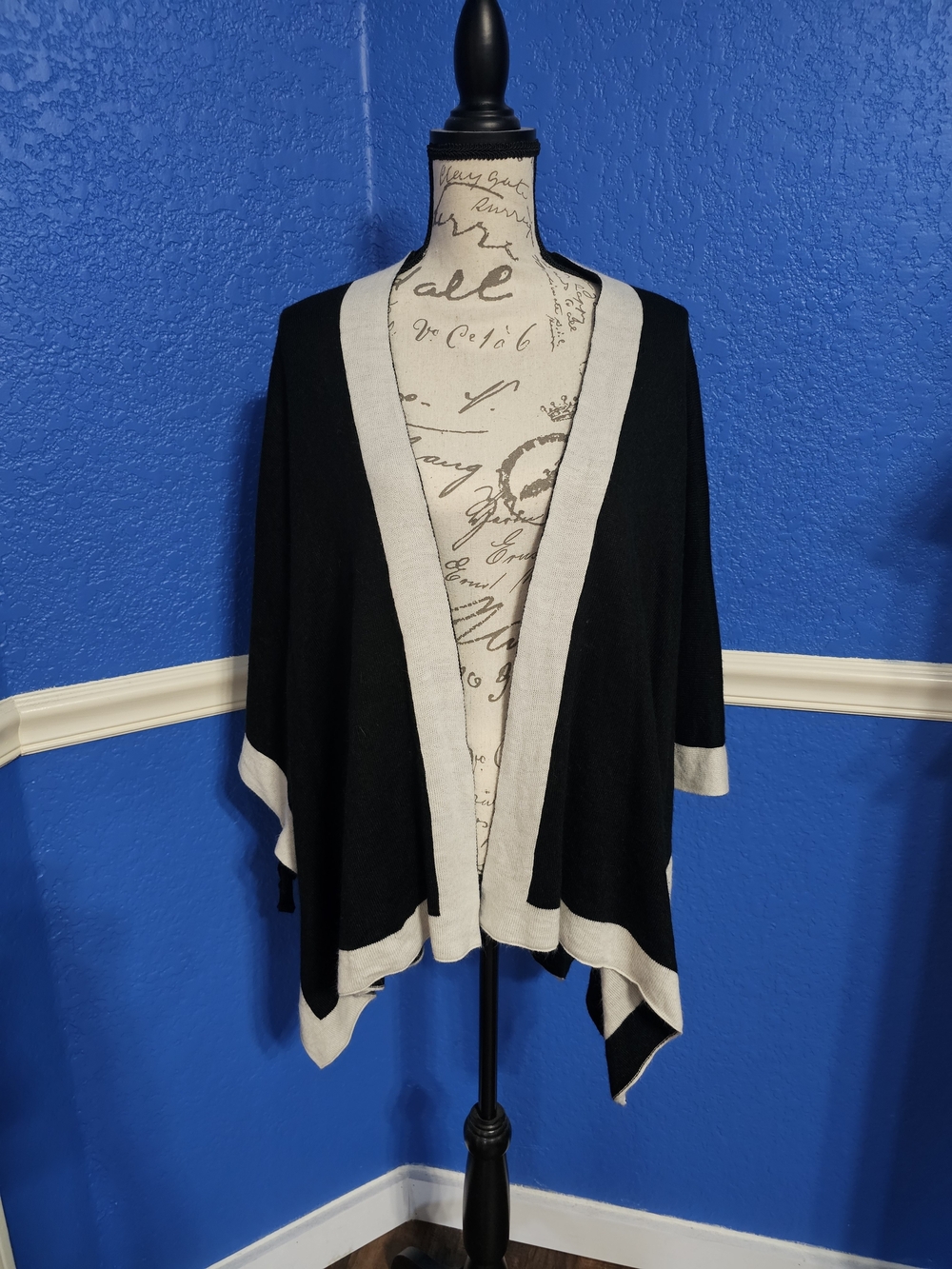 Apt 9 Open-Front Knit Ruana Poncho